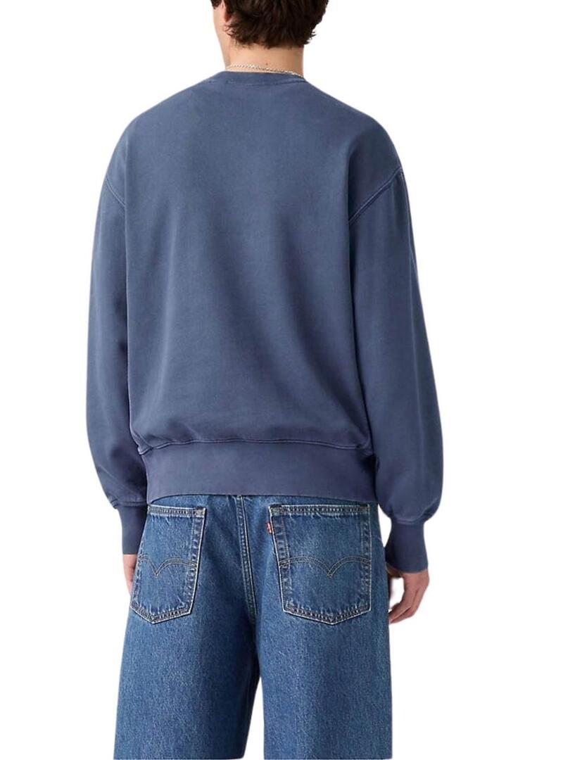 Felpa Levis Authentic blu per uomo