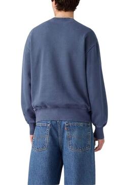 Felpa Levis Authentic blu per uomo