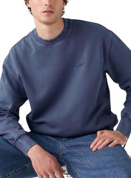 Felpa Levis Authentic blu per uomo