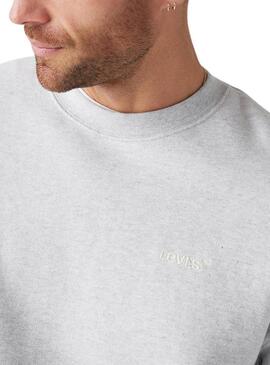 Felpa Levis Authentic grigia per uomo