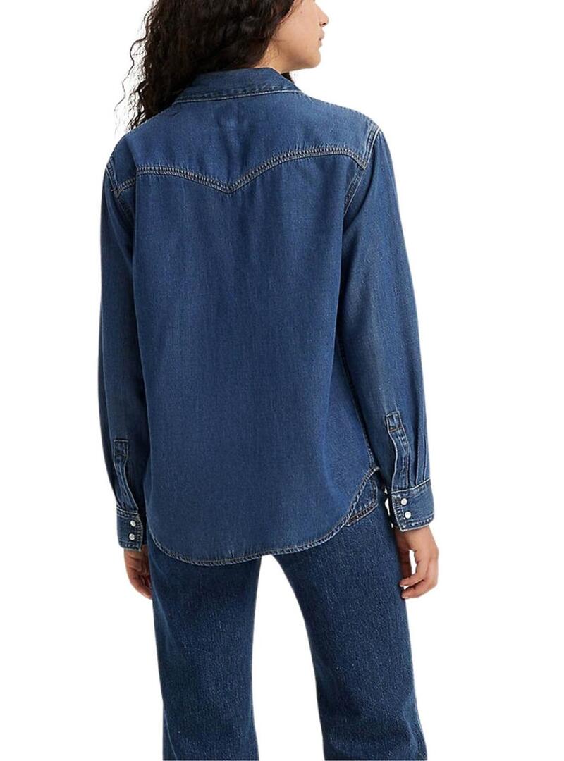 Camicia in denim Levis Teodora Western per donna
