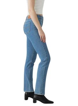 Pantaloni in denim Levis 314 Shaping Tailored dritti da donna.