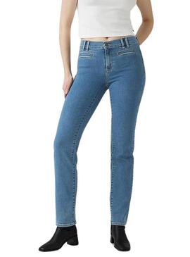 Pantaloni in denim Levis 314 Shaping Tailored dritti da donna.
