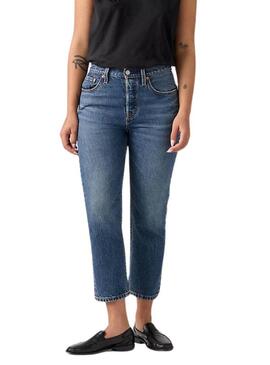 Pantaloni in denim Levis 501 Crop Lightweight per donna