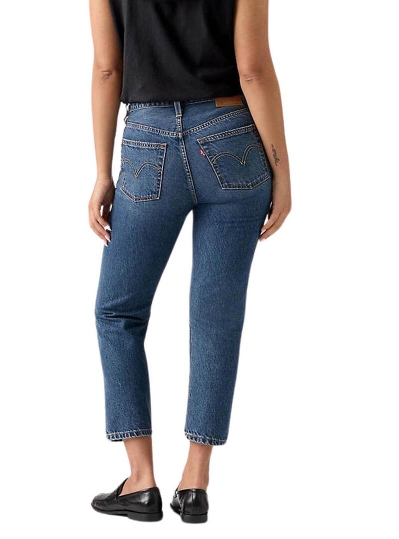 Pantaloni in denim Levis 501 Crop Lightweight per donna