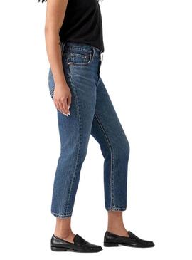 Pantaloni in denim Levis 501 Crop Lightweight per donna