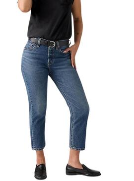 Pantaloni in denim Levis 501 Crop Lightweight per donna