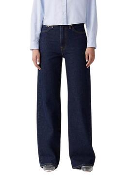 Pantaloni in denim Levis Ribcage Wide Leg H223 per donna