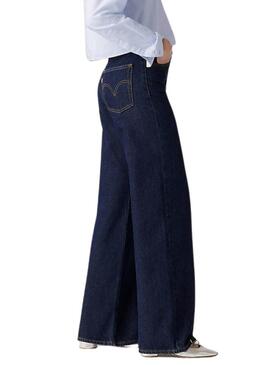 Pantaloni in denim Levis Ribcage Wide Leg H223 per donna