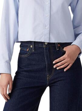 Pantaloni in denim Levis Ribcage Wide Leg H223 per donna