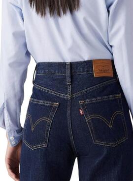 Pantaloni in denim Levis Ribcage Wide Leg H223 per donna
