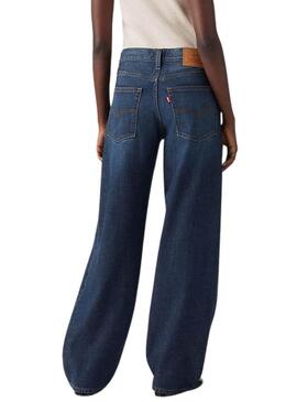 Pantaloni in denim Levis Baggy Dad scuro da donna