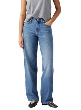 Pantaloni di jeans Levis Baggy Dad blu da donna