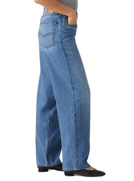 Pantaloni di jeans Levis Baggy Dad blu da donna
