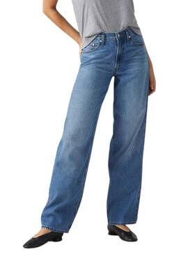 Pantaloni di jeans Levis Baggy Dad blu da donna