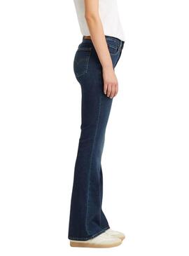 Pantaloni di jeans Levis 726 a vita alta Flare blu per donna