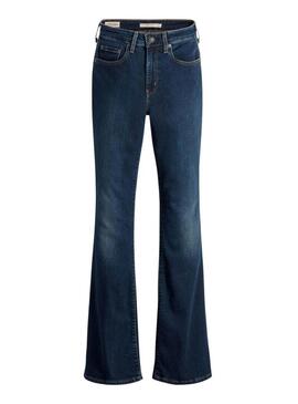 Pantaloni di jeans Levis 726 a vita alta Flare blu per donna