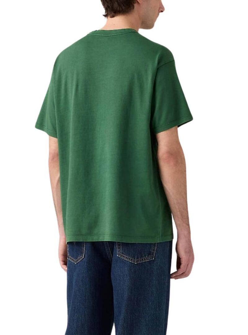 Maglietta Levis Vintage Fit Graphic verde per uomo