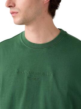 Maglietta Levis Vintage Fit Graphic verde per uomo