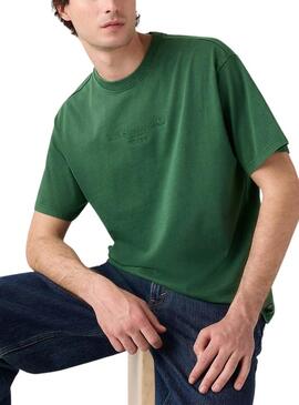 Maglietta Levis Vintage Fit Graphic verde per uomo