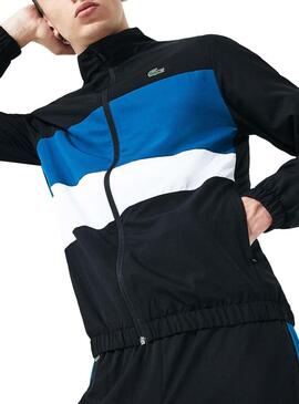 Tuta Lacoste Sport Colore Block Nero Uomo