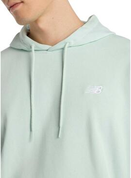 Felpa New Balance Sport Essentials verde per uomo