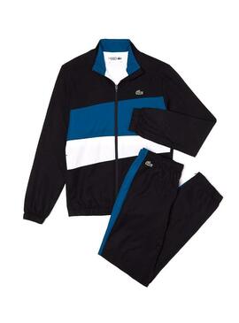 Tuta Lacoste Sport Colore Block Nero Uomo