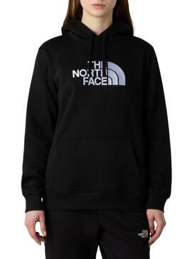 Felpa The North Face Drew Peak nera per donna.