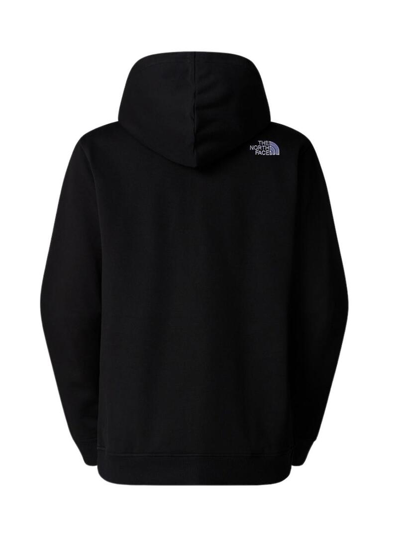 Felpa The North Face Drew Peak nera per donna.