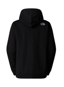 Felpa The North Face Drew Peak nera per donna.