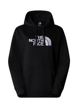Felpa The North Face Drew Peak nera per donna.
