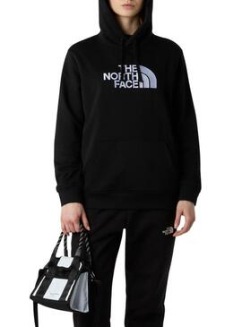 Felpa The North Face Drew Peak nera per donna.