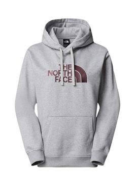 Felpa The North Face Drew Peak grigia per donna