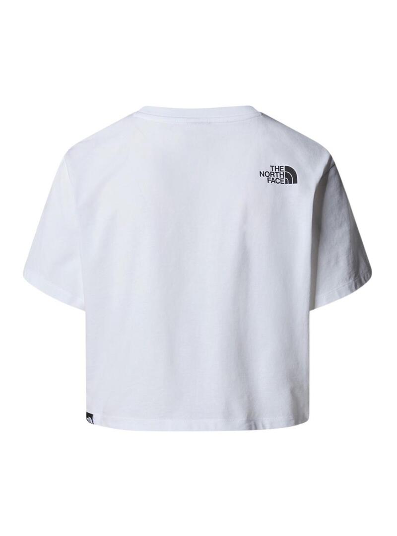 Maglietta The North Face Simple Dome bianca per donna