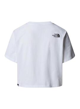 Maglietta The North Face Simple Dome bianca per donna