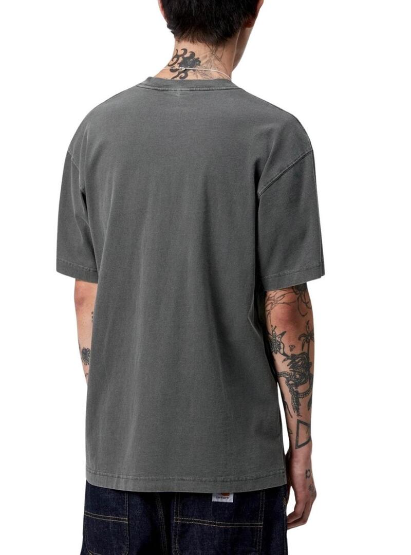 Maglietta Carhartt Dyed grigia per uomo