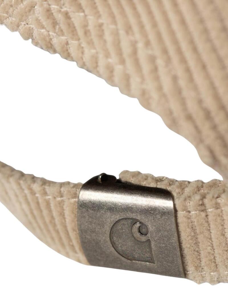 Cappello Carhartt Harlem in velluto a coste beige per uomo e donna