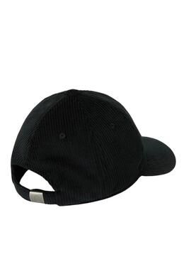 Cappello Carhartt Harlem in velluto a coste nero per donna e uomo