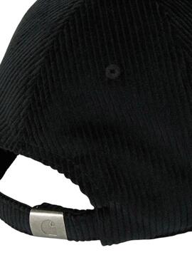 Cappello Carhartt Harlem in velluto a coste nero per donna e uomo
