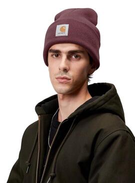 Cappello Carhartt Watch granato per donna e uomo