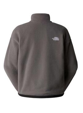 Giacca in pile The North Face Yumiori reversibile grigia per uomo