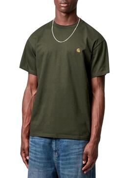 Maglietta Carhartt Chase verde per uomo
