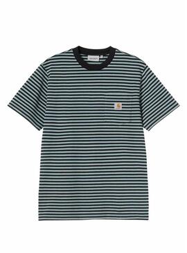 Maglietta a righe Carhartt Verner Pocket per uomo