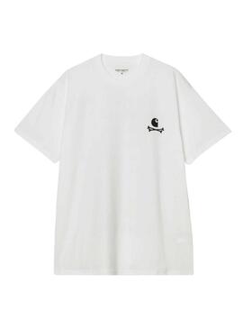 Maglietta Carhartt Logo Archive bianca per uomo.