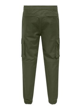 Pantaloni Only and Sons Garda verdi per uomo