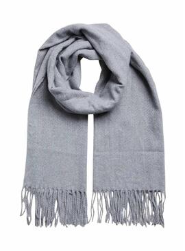 Sciarpa Pieces Pckial grigia da donna