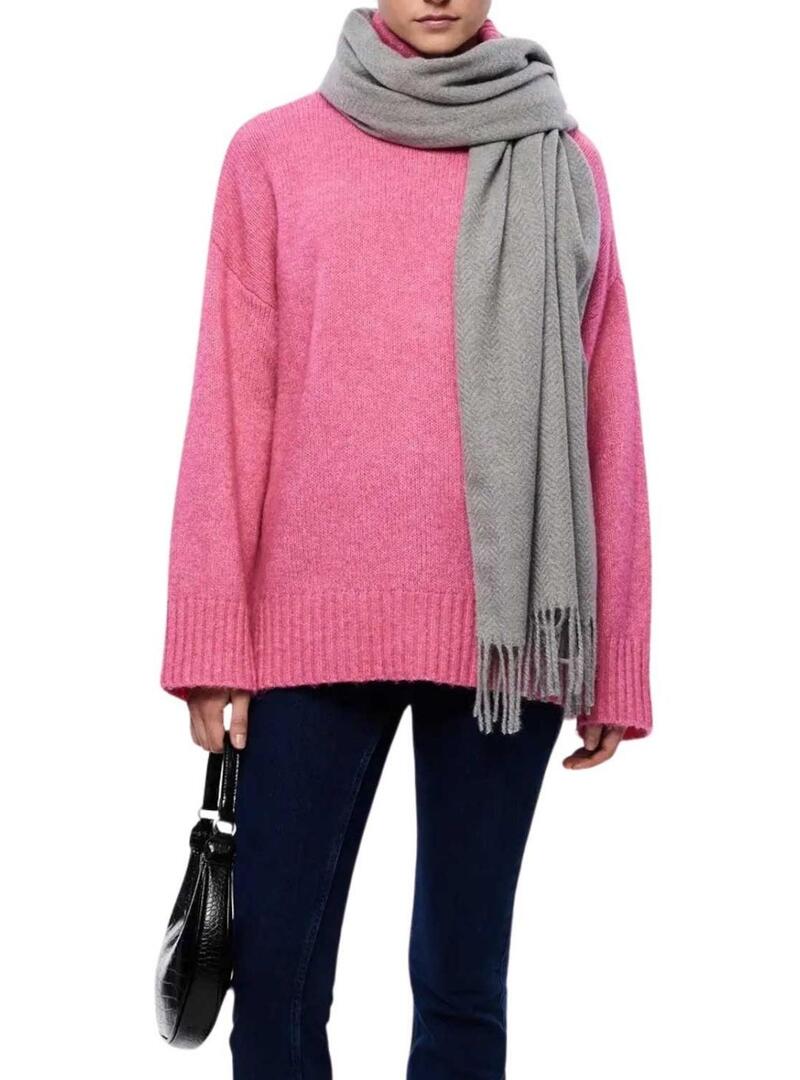 Sciarpa Pieces Pckial grigia da donna