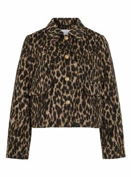 Giacca Vila Visimba stampa leopardo per donna.