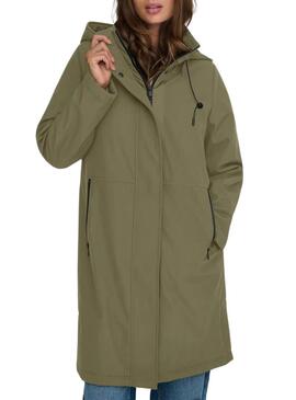 Parka Only Kara verde per donna