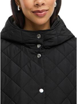 Cappotto trapuntato nero da donna di Vila Vitate